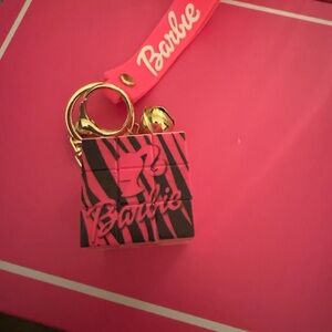 Barbie Pink Rubik’s Cube Keychain Accessory Rubber Strap New